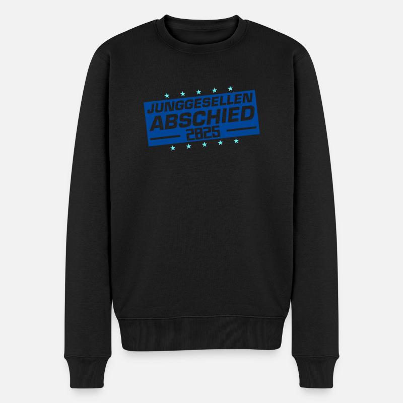 Junggesellenabschied 2025 - Männer Premium Bio Pullover - Schwarz