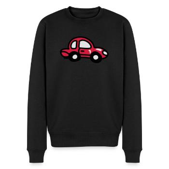petite voiture 3 - Pull Premium bio Homme - noir - Devant - Nico (187cm)