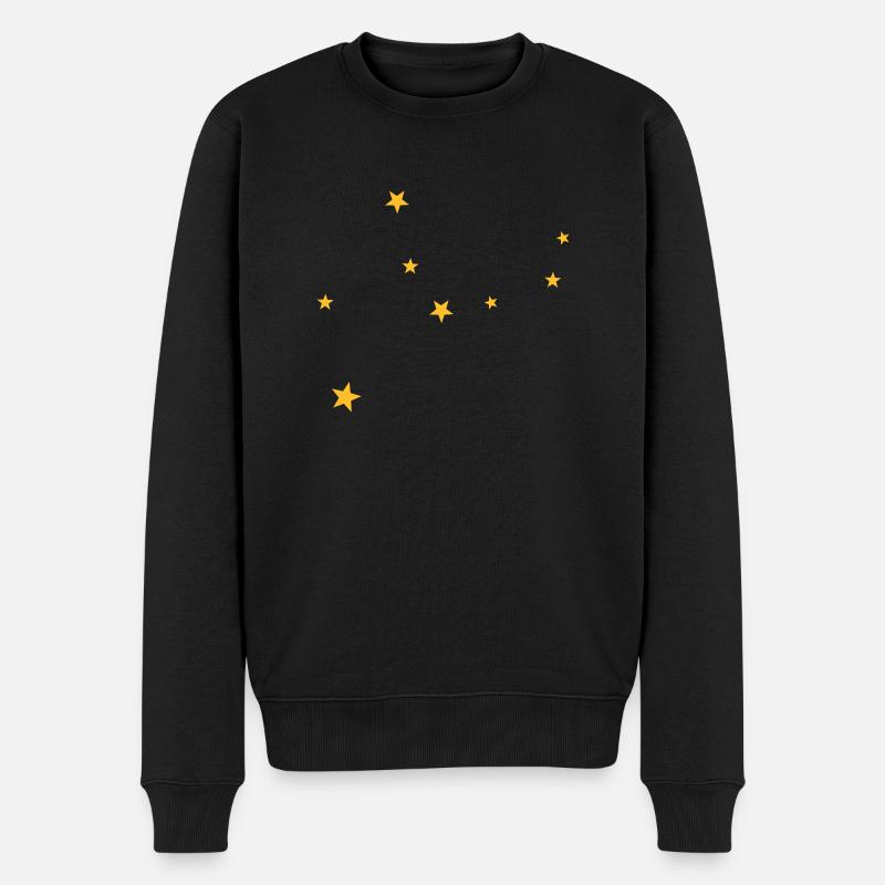 Constellation de la Vierge - Pull Premium bio Homme - noir