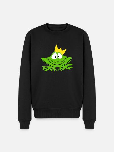 FroschKoenig - Men's Premium Organic Jumper - black