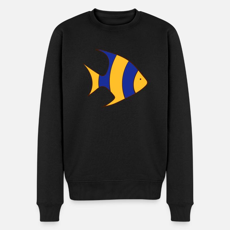 poisson - Pull Premium bio Homme - noir