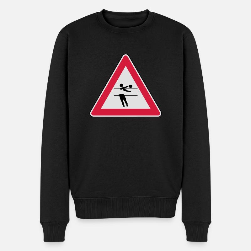 Achtung, Volleyball wird gespielt! - Pull Premium bio Homme - noir