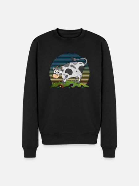 Bull - Men's Premium Organic Jumper - black