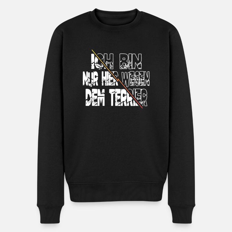 geek haustier chihuahua geburtstagsgeschenkidee - Männer Premium Bio Pullover - Schwarz
