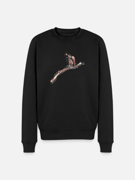 vautour - Pull Premium bio Homme - noir