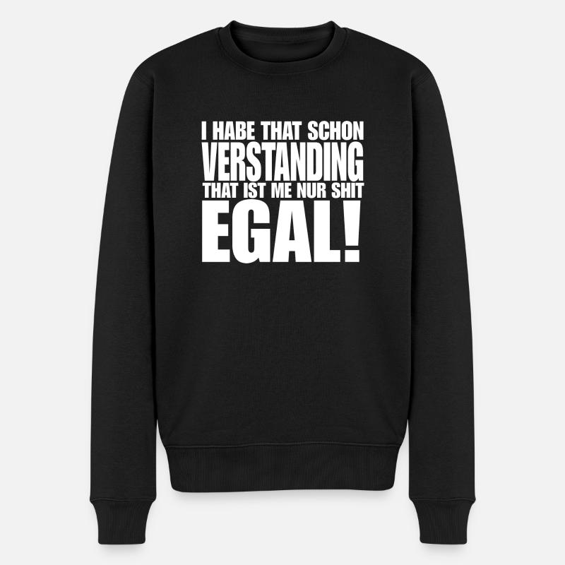 Egal - Männer Premium Bio Pullover - Schwarz