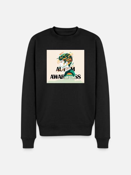 Autism awareness. - Men's Premium Organic Jumper - black