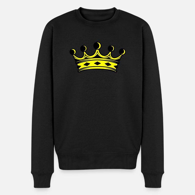 Couronne 2 - Pull Premium bio Homme - noir