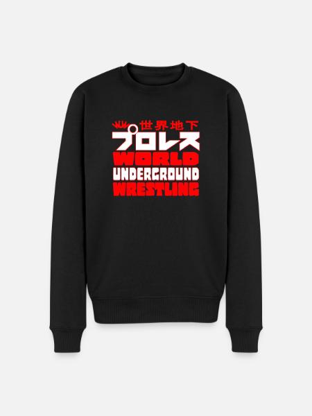 World Underground Wrestling - Men's Premium Organic Jumper - black