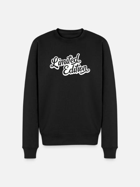 Limited Edition - Men's Premium Organic Jumper - black
