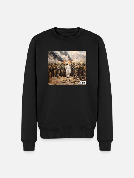 WW3 - Men's Premium Organic Jumper - black