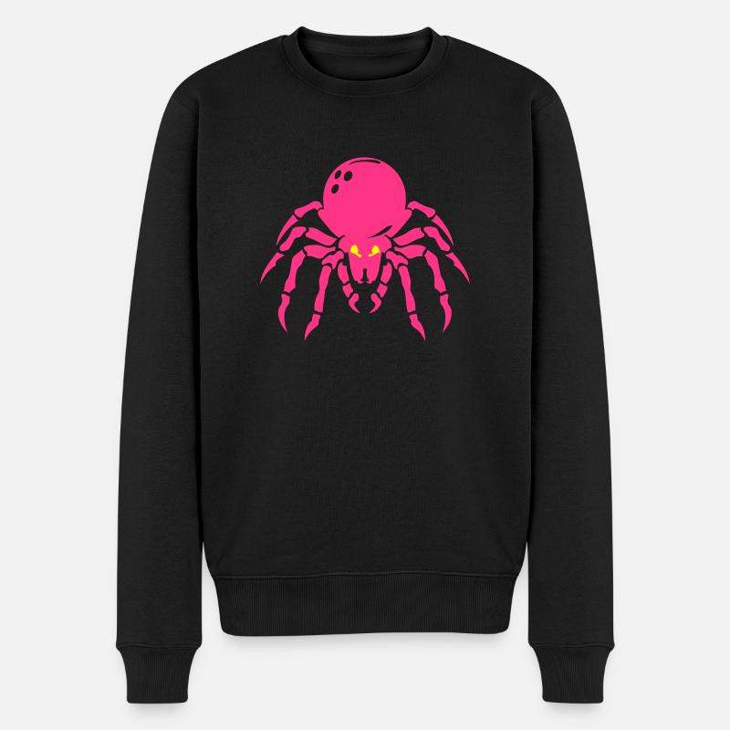 bowling araignee boule - Pull Premium bio Homme - noir