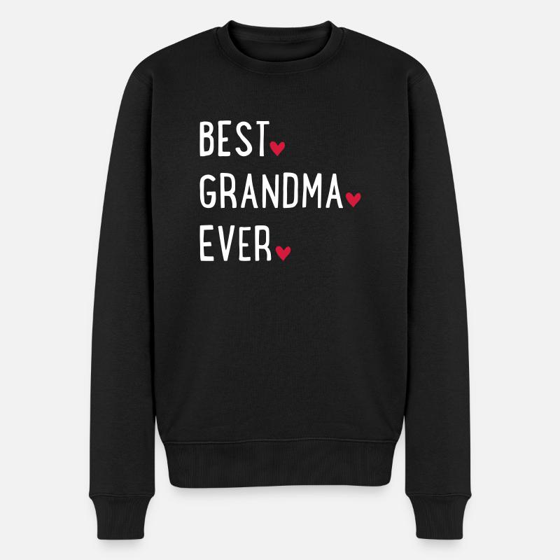 Oma - Männer Premium Bio Pullover - Schwarz