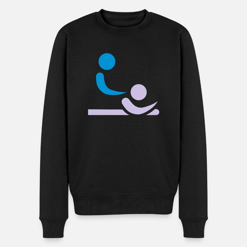 Physiothérapeute - Pull Premium bio Homme - noir