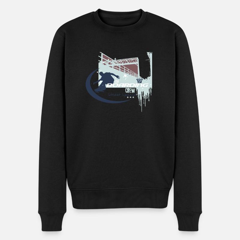 bmx champion NEU 2 - Männer Premium Bio Pullover - Schwarz