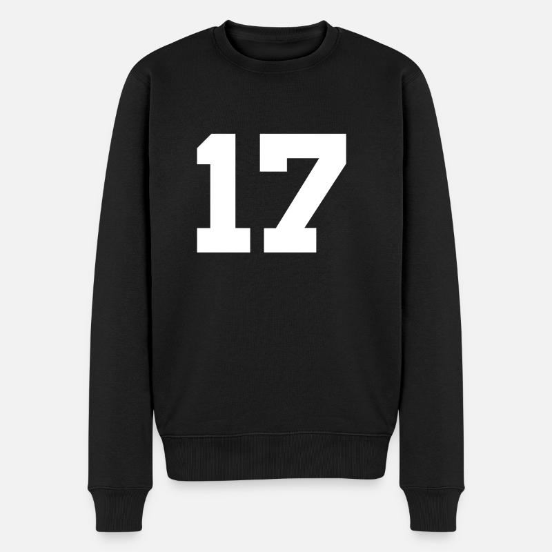 Numéro 17 - Pull Premium bio Homme - noir