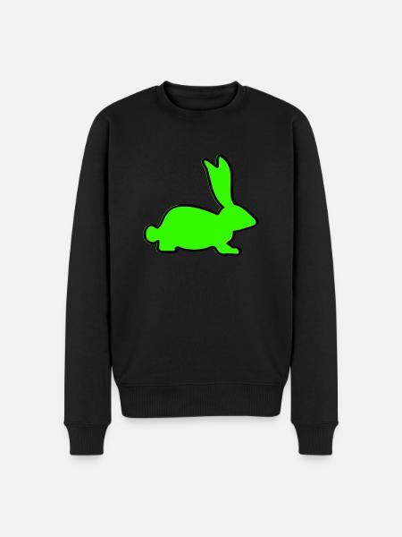 Rabbit - Men's Premium Organic Jumper - black