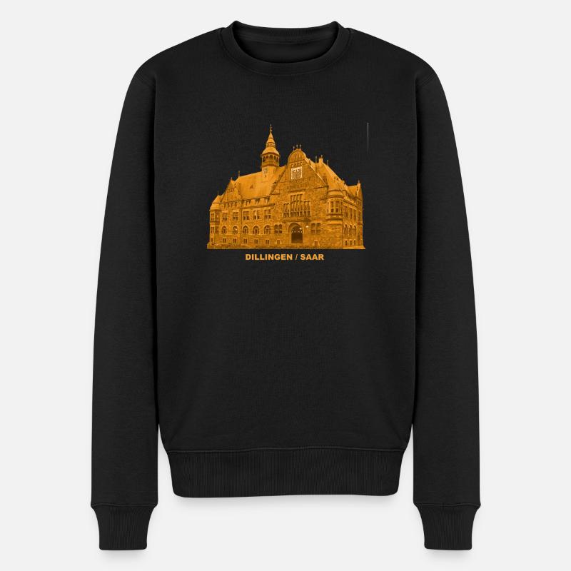 Dillingen Rathaus Saar Sarrelouis Sarre - Pull Premium bio Homme - noir