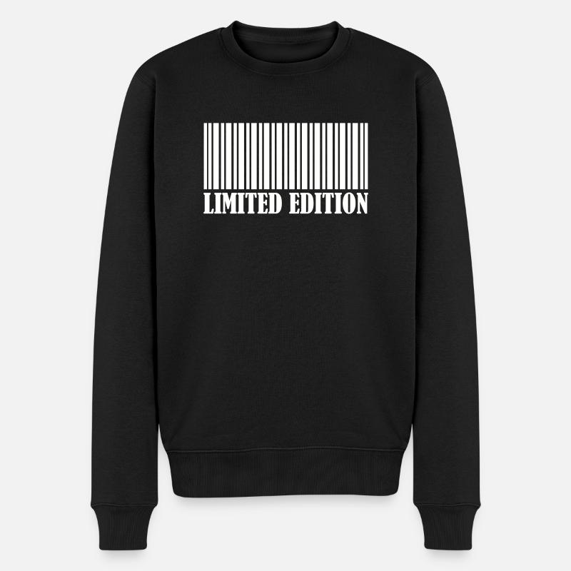 Code-barres édition limitée - Pull Premium bio Homme - noir