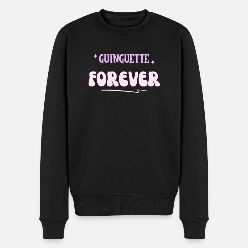 GUINGUETTE FOREVER - Pull Premium bio Homme - noir