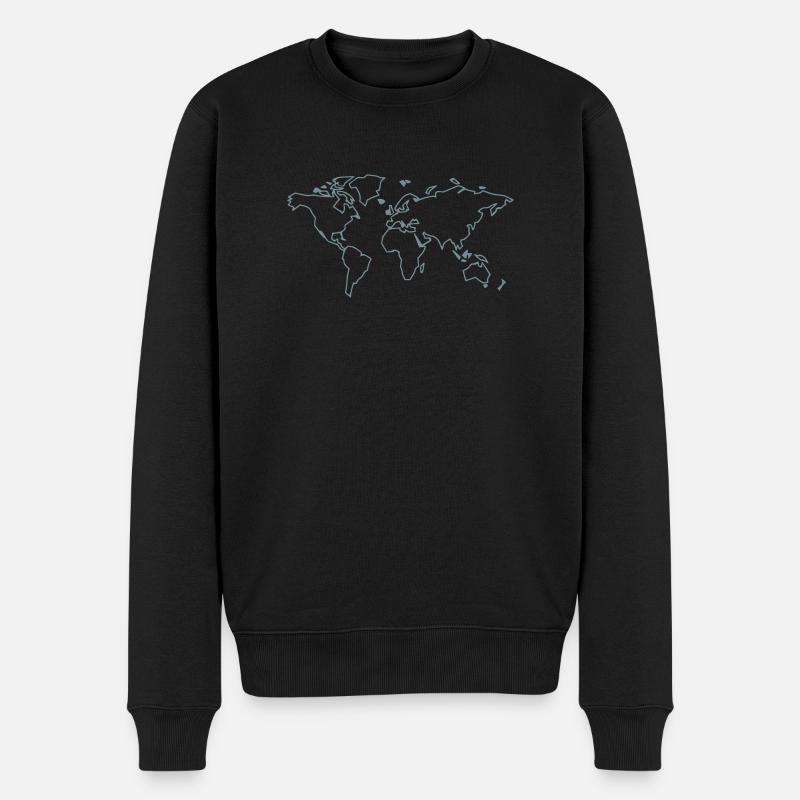 Monde - Pull Premium bio Homme - noir