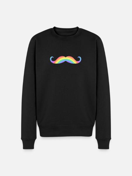 Rainbow Tash - Men's Premium Organic Jumper - black