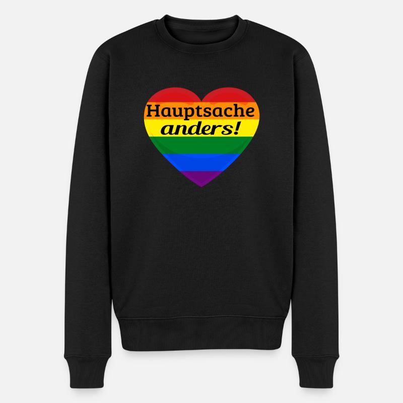 L’ESSENTIEL EST DIFFÉRENT! - Pull Premium bio Homme - noir