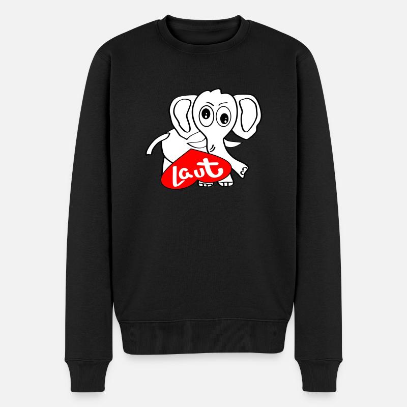 Trompe - Pull Premium bio Homme - noir