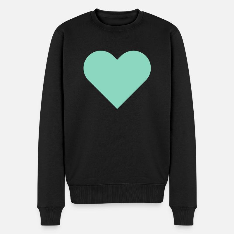 Je t'aime - Pull Premium bio Homme - noir