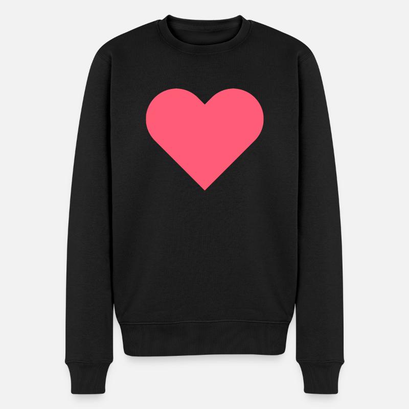 Je t'aime - Pull Premium bio Homme - noir