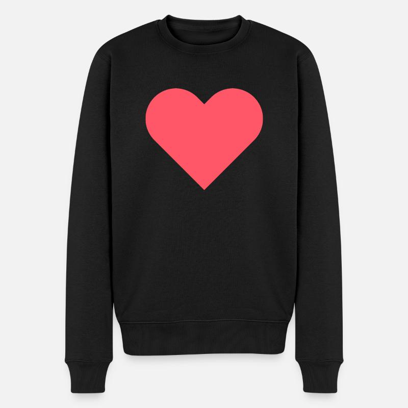 Je t'aime - Pull Premium bio Homme - noir
