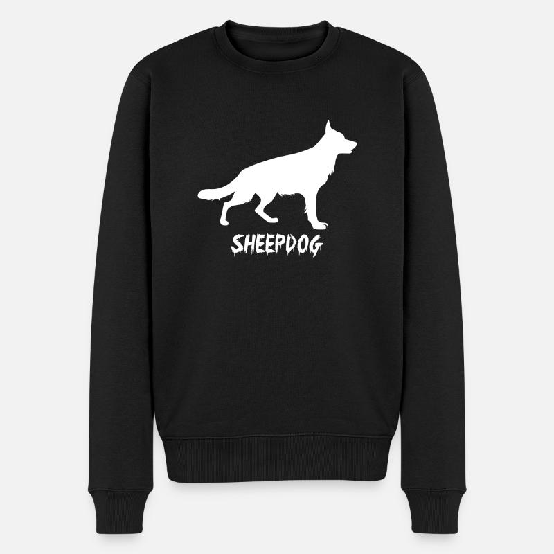 Chien Hund - Pull Premium bio Homme - noir