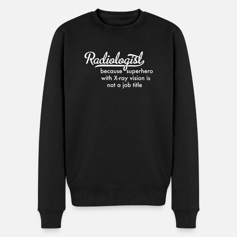 Radiologe - Männer Premium Bio Pullover - Schwarz