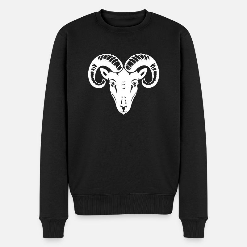 bélier - Pull Premium bio Homme - noir