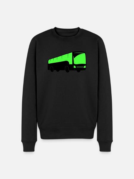 Bus Bus Driving - Men's Premium Organic Jumper - black