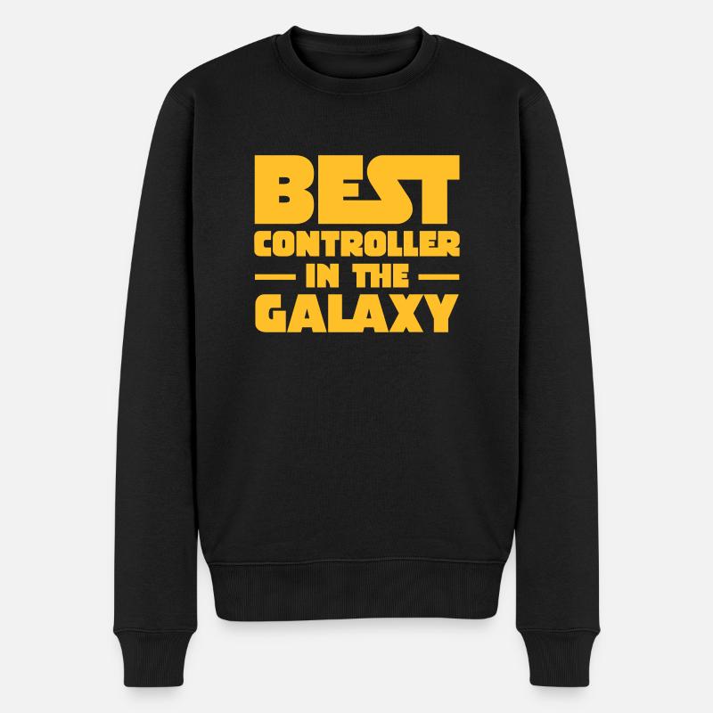 Best Controller In The Galaxy - Männer Premium Bio Pullover - Schwarz