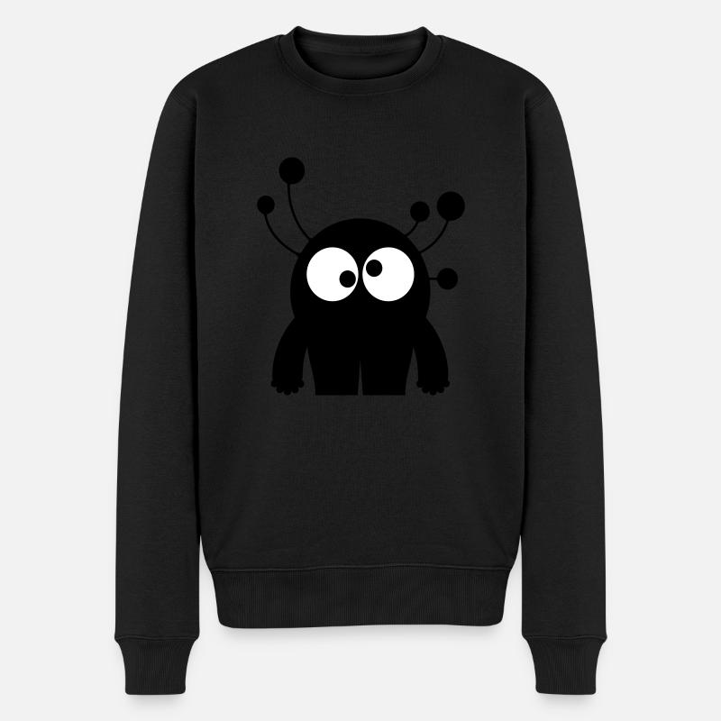 Monster Intergalactica - Space Monster Collection - Männer Premium Bio Pullover - Schwarz