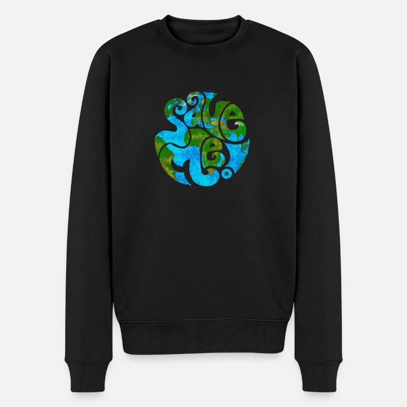 Save Me! - Männer Premium Bio Pullover - Schwarz