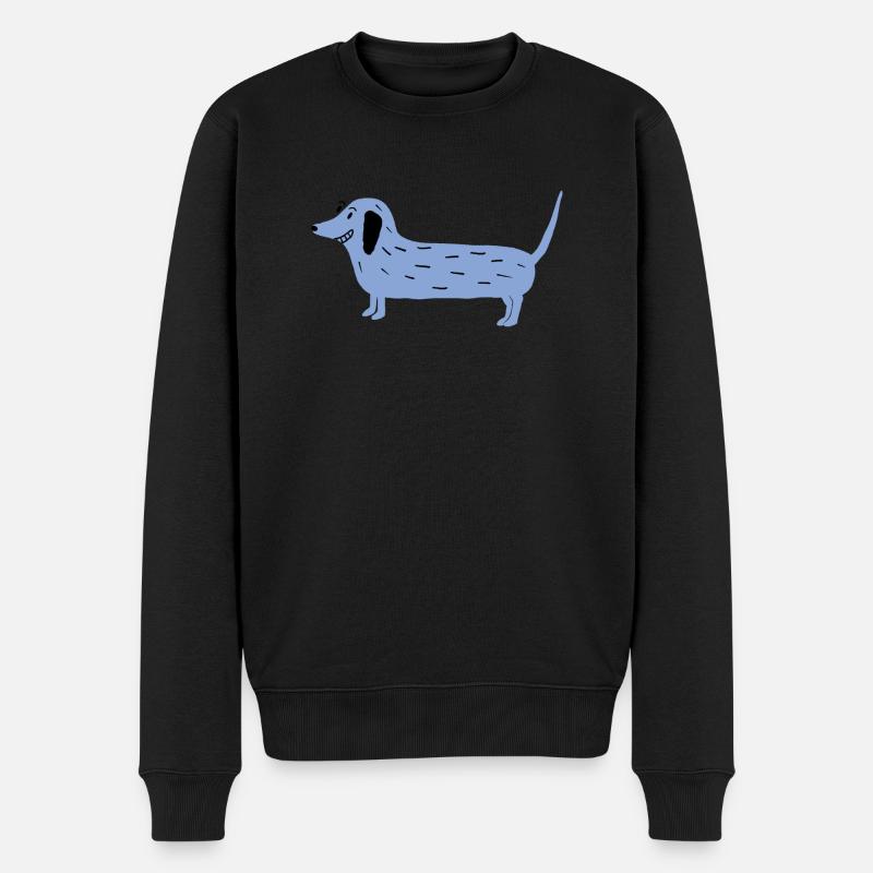 teckel mimifaktur - Pull Premium bio Homme - noir