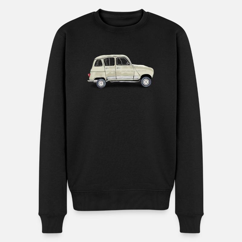 Oldtimer - Männer Premium Bio Pullover - Schwarz