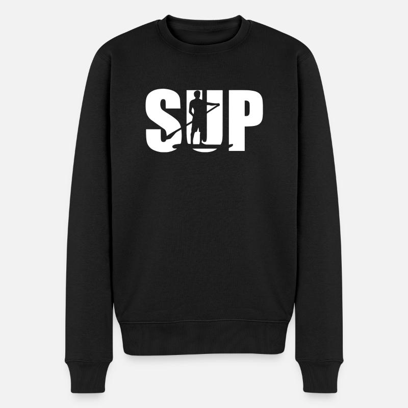 Skateboard SUP Surfing - Pull Premium bio Homme - noir