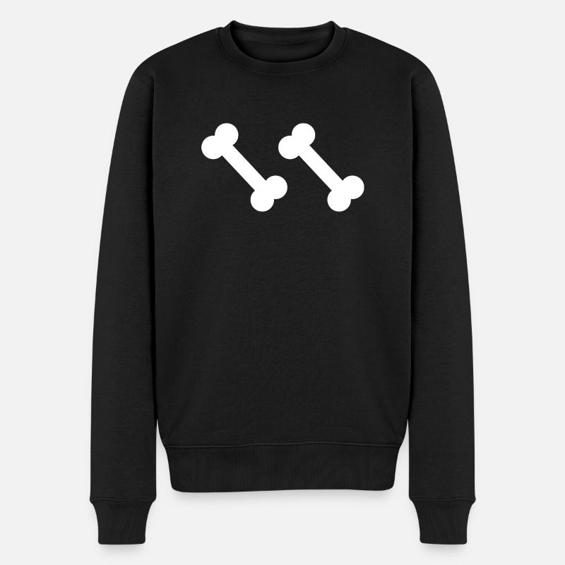 DOG CAT PET - Männer Premium Bio Pullover - Schwarz