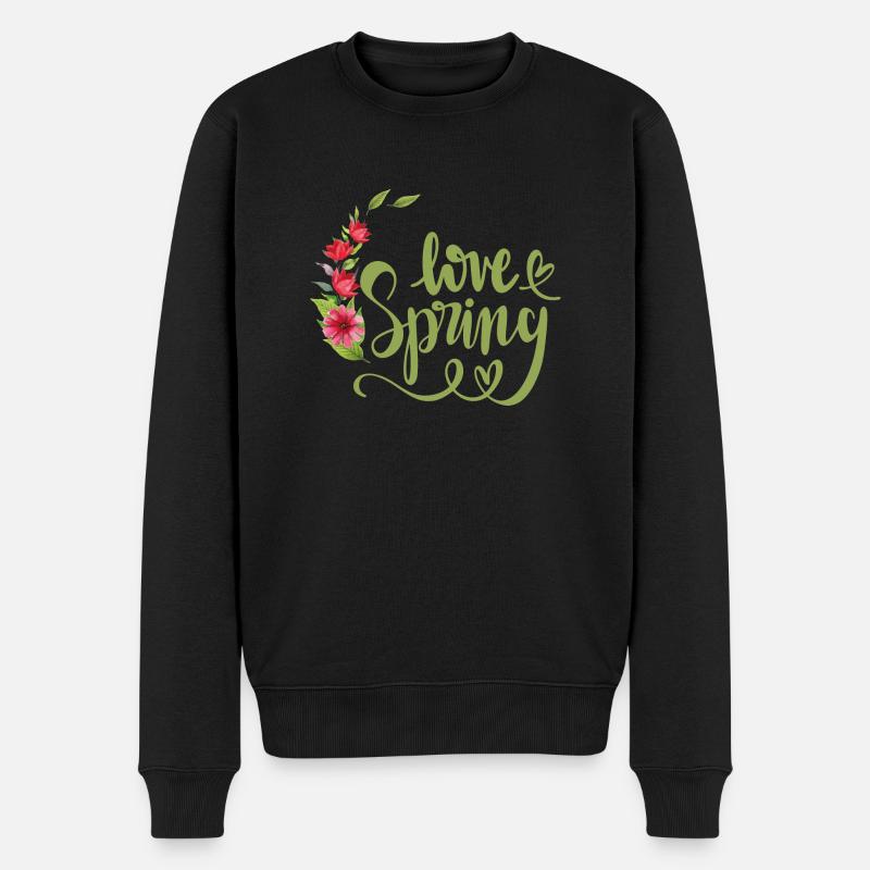 Printemps de l’amour - Pull Premium bio Homme - noir