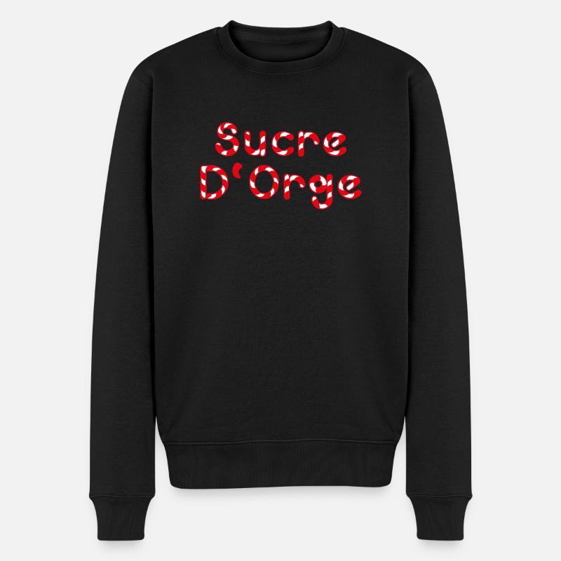 Sucre dorge - Pull Premium bio Homme - noir