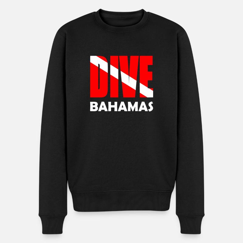 Plongée Bahamas - Karibik - Caraïbes - Antilles - Pull Premium bio Homme - noir
