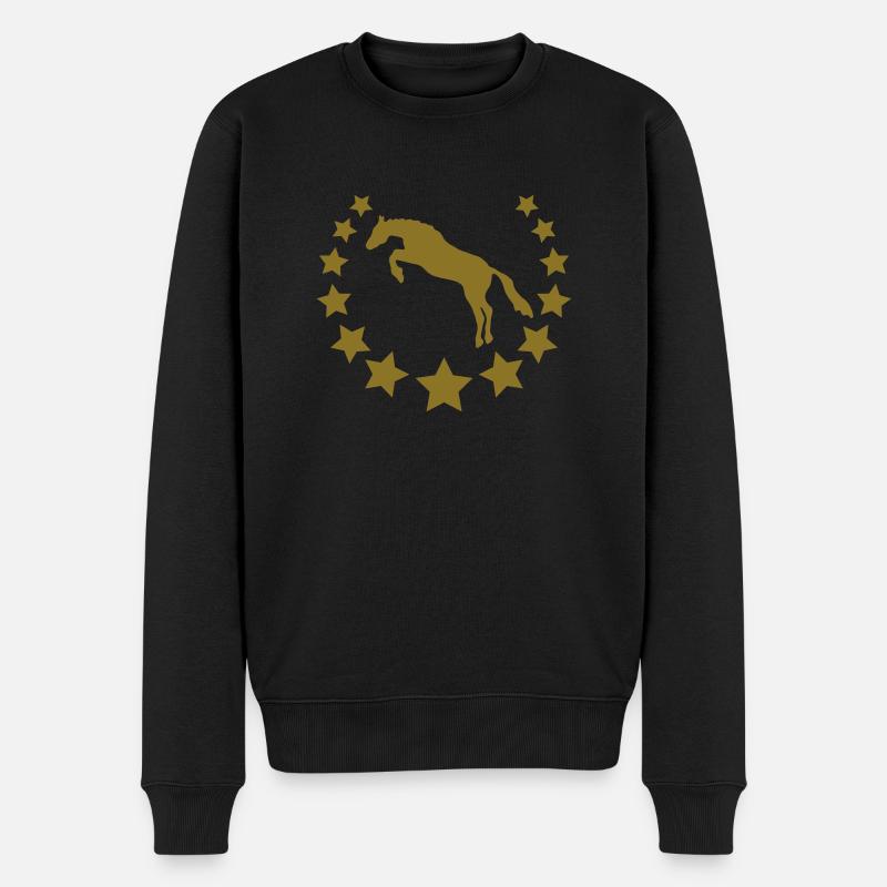 star cheval - Pull Premium bio Homme - noir