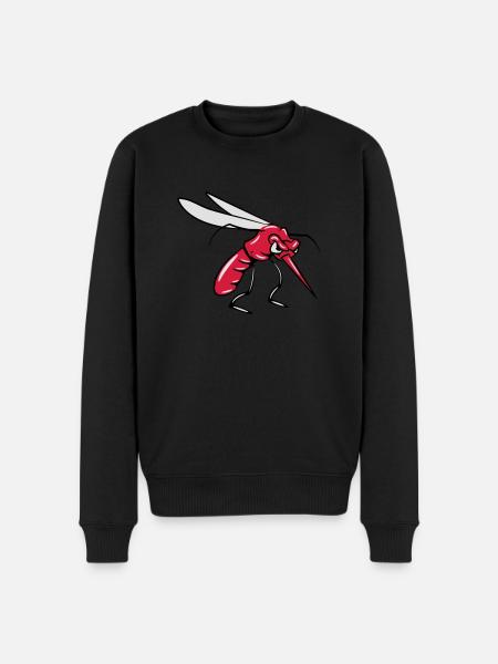 Mücke agro mosquito - Männer Premium Bio Pullover - Schwarz