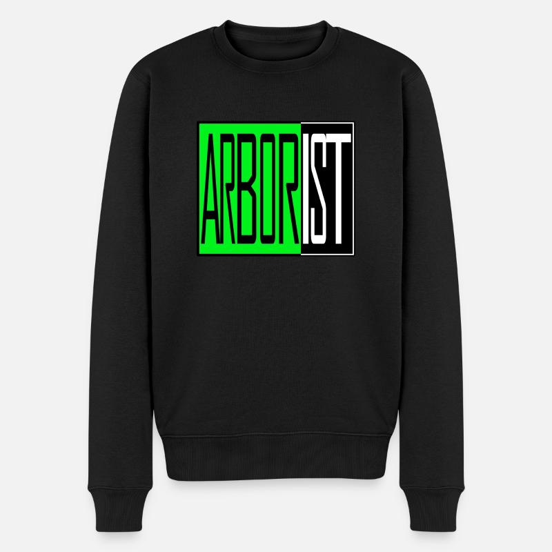 Arborist - Männer Premium Bio Pullover - Schwarz