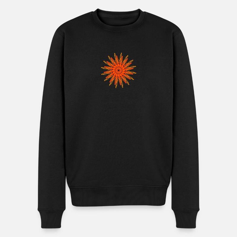 das design - Männer Premium Bio Pullover - Schwarz