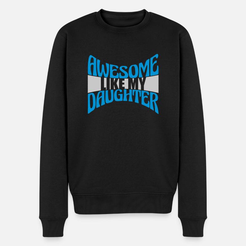 Génial comme ma fille - Pull Premium bio Homme - noir